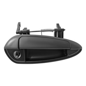 100866 MANIJA EXTERIOR FT GRANDE PUNTO 05-12 CON HOYO PARA LLAVE LISA NEGRA PLASTICO DELANTERA DERECHA
