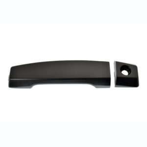 100907 MANIJA EXTERIOR NS TITAN XE/ARMADA 04-15 CON HOYO PARA LLAVE LISA PARA PINTAR NEGRA PLASTICO DELANTERA IZQUIERDA