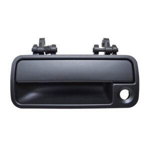 100953 MANIJA EXTERIOR LR FREELANDER 99-06 CON HOYO PARA LLAVE CORRUGADA NEGRA PLASTICO DELANTERA IZQUIERDA