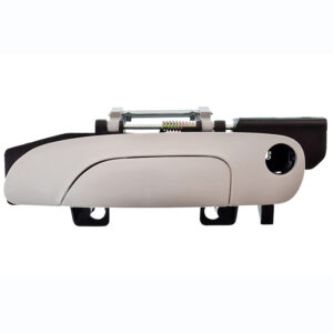 100959 MANIJA EXTERIOR FD CONTOUR 96-00 MR MYSTIQUE 95-00 CON HOYO PARA LLAVE CON BASE LISA PARA PINTAR GRIS PLASTICO HUSHAN DELANTERA IZQUIERDA