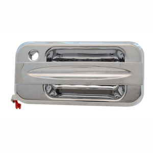 100997 MANIJA EXTERIOR HM H2 SUT/SUV 03-09 CON HOYO PARA LLAVE CROMADA PLASTICO DELANTERA IZQUIERDA