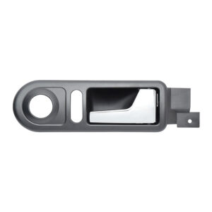 101120 MANIJA INTERIOR VW GOLF 00-06/JETTA A4 99-07/CLASICO 08-15  CON HOYO PARA SEGURO Y CONTROL ESPEJO NEGRA/CROMO PLASTICO VIDRIO MANUAL DELANTERA DERECHA