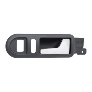 101124 MANIJA INTERIOR VW GOLF 00-06/JETTA A4 99-07/CLASICO 08-15 CON HOYO PARA SEGURO Y CRISTAL NEGRA/CROMO PLASTICO VIDRIO ELECTRICO DELANTERA DERECHA