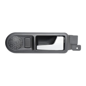 101126 MANIJA INTERIOR VW GOLF 00-06/JETTA A4 99-07/PASSAT 01-05/JETTA CLASICO 08-15 CON HOYO PARA CRISTAL Y BOCINA NEGRA/CROMO PLASTICO VIDRIO ELECTRICO TRASERA DERECHA
