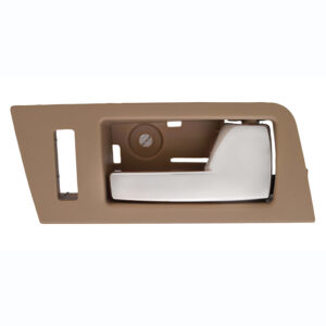101232 MANIJA INTERIOR FD ESCAPE 08-12/FOCUS USA TYPE MZ TRIBUTE MR MARINER 08-11 CON HOYO PARA SEGURO BEIGE/CROMADA PLASTICO DELANTERA DERECHA