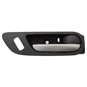 101336 MANIJA INTERIOR MZ 3 10-13 CON HOYO PARA SEGURO NEGRO/PLATA PLASTICO DELANTERA DERECHA