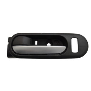 101347 MANIJA INTERIOR MZ CX-7 07-12 CON HOYO PARA SEGURO NEGRO/PLATA PLASTICO DELANTERA IZQUIERDA