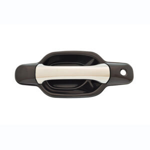 101447 MANIJA EXTERIOR CV COLORADO GM CANYON 04-12 CON HOYO PARA LLAVE LISA PARA PINTAR NEGRA/CROMO PLASTICO DELANTERA IZQUIERDA