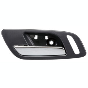 101487 MANIJA INTERIOR CD ESCALADE EXT/ESV CV SUBURBAN/TAHOE GM YUKON 07-14 CON HOYO PARA SEGURO NEGRA/CROMO PLASTICO DELANTERA IZQUIERDA