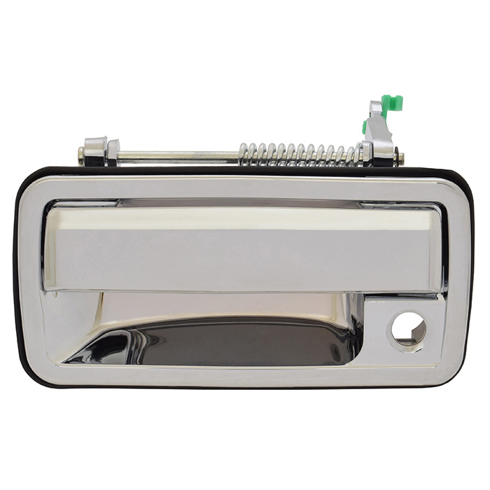 101903 MANIJA EXTERIOR CV S10 95-04/BLAZER (S10) 95-01 GM SONOMA/JIMMY 95-04/ENVOY 95-01 OD BRAVADA 96-01 CON HOYO PARA LLAVE CROMADA PLASTICO DELANTERA IZQUIERDA