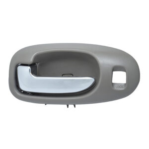 102401 MANIJA INTERIOR CR CIRRUS 01-06 CON HOYO PARA SEGURO GRIS CLARO/CROMADO PLASTICO DELANTERA IZQUIERDA