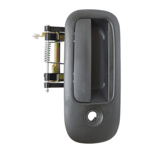 102430 MANIJA EXTERIOR CV EXPRESS VAN GM SAVANA 10-18 CON HOYO PARA LLAVE CORRUGADA NEGRA PLASTICO PUERTA CORREDIZA DERECHA