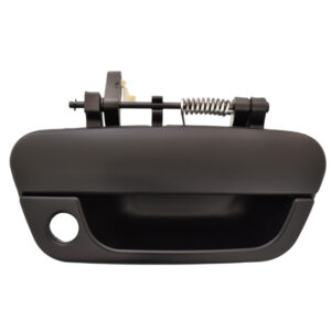 102544 MANIJA EXTERIOR CV SPARK 11-17/BEAT HATCHBACK/SEDAN 17-20 CON HOYO PARA LLAVE LISA PARA PINTAR NEGRA PLASTICO DELANTERA DERECHA