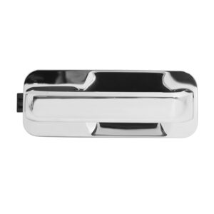 102650 MANIJA EXTERIOR FD F-150/F-250/LOBO 15-20/SUPER DUTY 17-20 SIN HOYO PARA LLAVE SIN SENSOR CROMADA PLASTICO DELANTERA/TRASERA DERECHA