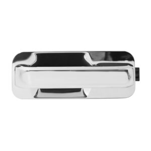 102653 MANIJA EXTERIOR FD F-150/F-250/LOBO 15-20/SUPER DUTY 17-20 SIN SENSOR LISA CROMADA PLASTICO TRASERA IZQUIERDA