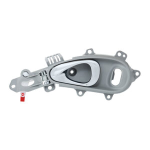 102719 MANIJA INTERIOR CR PT CRUISER 01-10 CON HOYO PARA SEGURO GRIS/CROMO PLASTICO DELANTERA IZQUIERDA