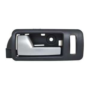 102738 MANIJA INTERIOR FD MUSTANG 05-14 CON HOYO PARA SEGURO NEGRO/PLATA PLASTICO DELANTERA DERECHA