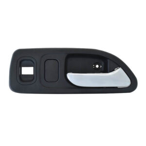 102742 MANIJA INTERIOR HD ACCORD 4P SEDAN 94-97 CON HOYO PARA SEGURO Y CRISTAL CAFE/CROMADO PLASTICO DELANTERA DERECHA