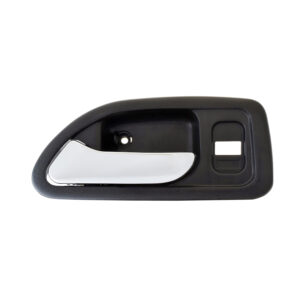 102743 MANIJA INTERIOR HD ACCORD 4P SEDAN 94-97 CON HOYO PARA SEGURO CAFE/CROMADO PLASTICO DELANTERA IZQUIERDA