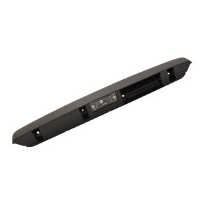102908 MOLDURA 5TA PUERTA DG DURANGO 04-06 CON MANIJA CON LUZ DE PLACA NEGRA CORRUGADA
