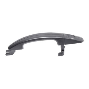104143 MANIJA EXTERIOR FD FOCUS 07-18/ESCAPE 13-19/TRANSITT CUSTOM 14-19 CON HOYO PARA LLAVE SIN SENSOR CORRUGADA NEGRA PLASTICO DELANTERA IZQUIERDA