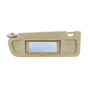 104307 VISERA HD CIVIC 2P COUPE / 4P SEDAN 06-11  1 PIEZA CON ESPEJO SIN LUZ BEIGE PLASTICO HUSHAN DELANTERO IZQUIERDO