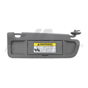 104308 VISERA HONDA CIVIC 06-11 2/4 PUERTAS 1 PIEZA CON ESPEJO SIN LUZ GRIS OBSCURO PLASTICO TWN HUSHAN DERECHO DELANTERA
