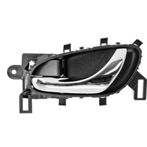 104337 MANIJA INTERIOR NS SENTRA 13-19/XTRAIL 15-20/FRONTIER/NP300 16-20  NEGRA/CROMO PLASTICO HUSHAN DELANTERA/TRASERA IZQUIERDA
