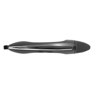 104456 MANIJA EXTERIOR KI FORTE 14-18  SIN HOYO PARA LLAVE LISA PARA PINTAR NEGRA/CROMO PLASTICO DELANTERA DERECHA/TRAS DERECHA/IZQ