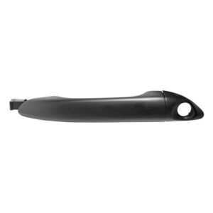 104723 MANIJA EXTERIOR HY GRAND I10 15-20  CON HOYO PARA LLAVE LISA NEGRA PLASTICO DELANTERA IZQUIERDA