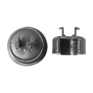 104768 CUENCA DE TAPA FD F-150/LOBO 97-03  2 PIEZAS NEGRA PLASTICO HUSHAN