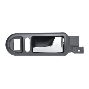 104794 MANIJA INTERIOR VW PASSAT 01-05  CON HOYO PARA SEGURO Y CRISTAL NEGRA/CROMO PLASTICO DELANTERA DERECHA