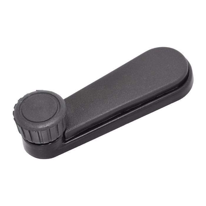 104924 MANIJA DE ELEVAR VW GOLF 88-92/JETTA A2 87-92/POLO 82-94/COMBI 87-03 PERILLA NEGRA PARA TORNILLO BASE TODA METAL NEGRO REMACHE DE PLASTICO