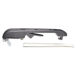 105064 MANIJA EXTERIOR VW GOLF/JETTA A2 87-92/ATLANTIC 81-87/CARIBE 77-87  PATA RECTA NEGRA/CROMO PLASTICO TRASERA DERECHA