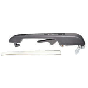 105065 MANIJA EXTERIOR VW GOLF/JETTA A2 87-92/ATLANTIC 81-87/CARIBE 77-87  PATA RECTA NEGRA/CROMO PLASTICO TRASERA IZQUIERDA