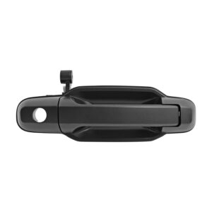 105554 MANIJA EXTERIOR KI SORENTO 03-09  CON HOYO PARA LLAVE LISA NEGRA PLASTICO DELANTERA DERECHA