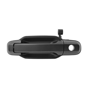 105555 MANIJA EXTERIOR KI SORENTO 03-09  CON HOYO PARA LLAVE LISA NEGRA PLASTICO DELANTERA IZQUIERDA