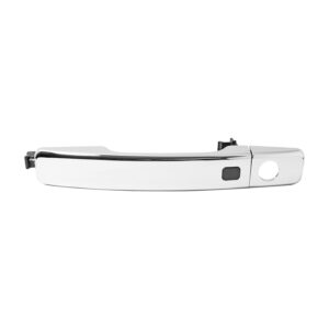 105829 MANIJA EXTERIOR KI SOUL 16-19  CON HOYO PARA LLAVE CON SENSOR CROMADA PLASTICO DELANTERA IZQUIERDA