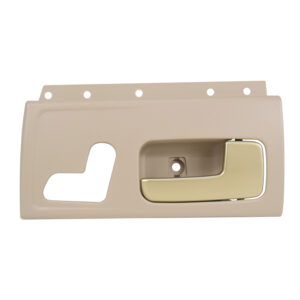106132 MANIJA INTERIOR LC TOWN CAR EXECUTIVE 03-11  CON HOYO PARA CONTROL DE ASIENTO CON BASE BEIGE/DORADO PLASTICO DELANTERA DERECHA