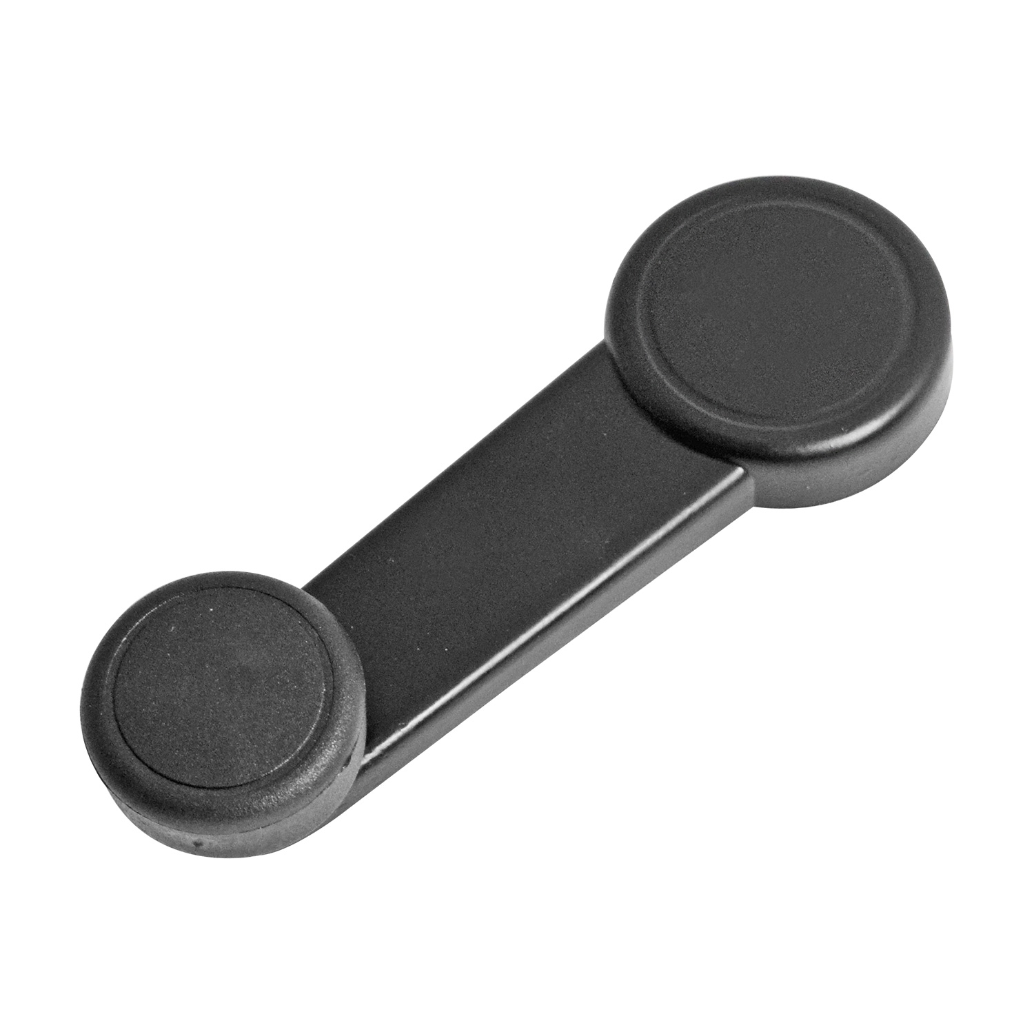 106369 MANIJA DE ELEVAR FD FIESTA 97-10/KA 01-08/IKON 01-15/FOCUS 00-11/ECOSPORT 04-12/COURIER 01-12/FIGO 16-20/RANGER 13-20 PERILLA NEGRA BASE TODA METAL NEGRA