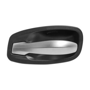 106493 MANIJA INTERIOR BW SERIE 5 08-10  NEGRO/PLATA PLASTICO DELANTERA IZQUIERDA