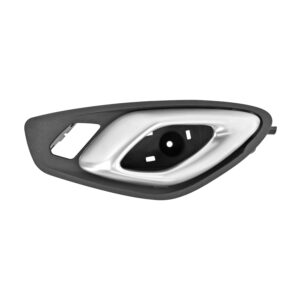 106587 MANIJA INTERIOR CV CAMARO 16-21  CON HOYO LISA NEGRO/PLATA PLASTICO DELANTERA IZQUIERDA