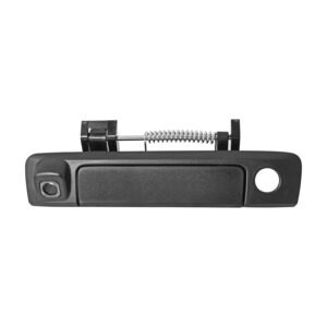 106626 MANIJA DE TAPA FD RANGER 13-20  CON HOYO PARA LLAVE / CON HOYO PARA CAMARA CORRUGADA NEGRA PLASTICO HUSHAN