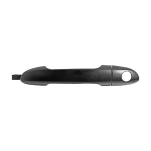 106659 MANIJA EXTERIOR KI SPECTRA 05-09  CON HOYO PARA LLAVE LISA NEGRA PLASTICO DELANTERA IZQUIERDA