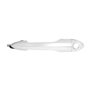 106663 MANIJA EXTERIOR AR GIULIETTA 13-18  CON HOYO PARA LLAVE SIN SENSOR LISA PLATA PLASTICO DELANTERA IZQUIERDA