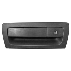 106698 MANIJA DE TAPA RN OROCH 19-20  CON HOYO PARA LLAVE CON BISEL CORRUGADA NEGRA PLASTICO