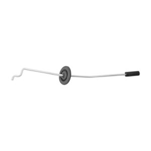 106858 SEGURO DE PUERTA VW GOL 08-12/SAVEIRO 10-12  NEGRO CON VARILLA ZINC CON PLASTICO 22.5 CM DELANTERA DERECHA