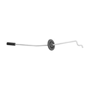 106859 SEGURO DE PUERTA VW GOL 08-12/SAVEIRO 10-12  NEGRO CON VARILLA ZINC CON PLASTICO 22.5 CM DELANTERA IZQUIERDA