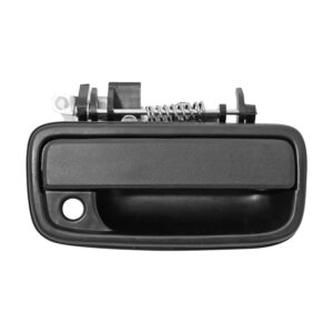 106914 MANIJA EXTERIOR TY TACOMA 95-04  CON HOYO PARA LLAVE CORRUGADA NEGRA METAL DELANTERA DERECHA