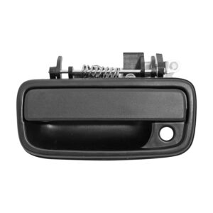 106915 MANIJA EXTERIOR TY TACOMA 95-04  CON HOYO PARA LLAVE CORRUGADA NEGRA METAL DELANTERA IZQUIERDA